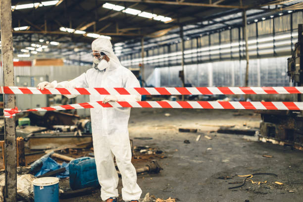 Professional Odor Removal technician working in East Hampton, NY
